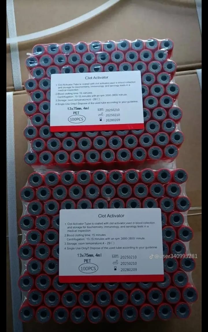 Clot Activator Tubes